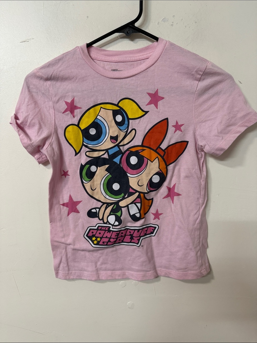 Powerpuff Girls Pink Graphic Tee for Kids - Short Sleeve
